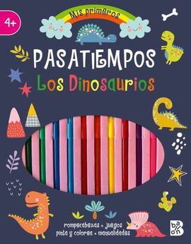 PASATIEMPOS CON ROTULADORES DINOSAURIOS