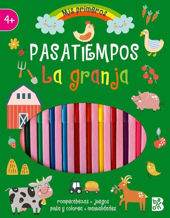 PASATIEMPOS CON ROTULADORES LA GRANJA