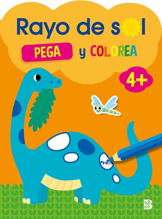 RAYO DE SOL +4 PEGA Y COLOREA