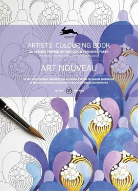 ARTIST´S COLOURING BOOK. ART NOUVEAU