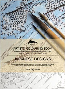 JAPANESE DESING ARTIST´S COLOURING BOOK
