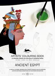 ANCIENT EGYPT ARTISTS' COLOURING BOOK
