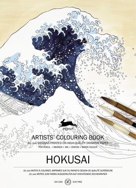 ARTIST´S COLOURING BOOK. HOKUSAI