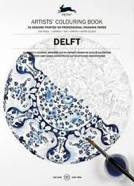 ARJTIST' COLOURING BOOK. DELFT