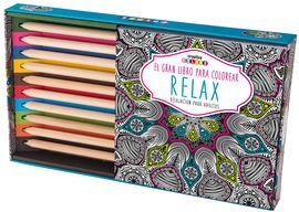 GRAN LIBRO PARA COLOREAR RELAX CON LAPICES