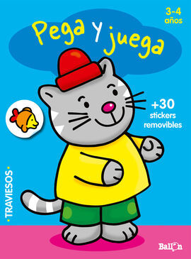 PEGA Y JUEGA 3-4 AÑOS (AZUL)