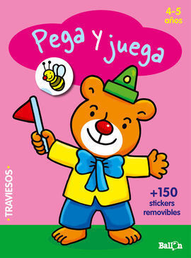 PEGA Y JUEGA 4-5 AÑOS (ROSA)