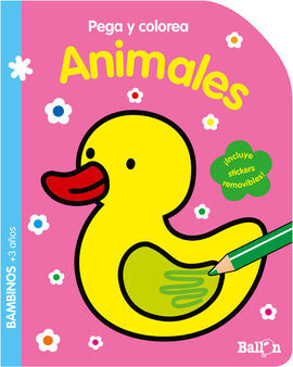 ANIMALES (PEGA Y COLOREA)