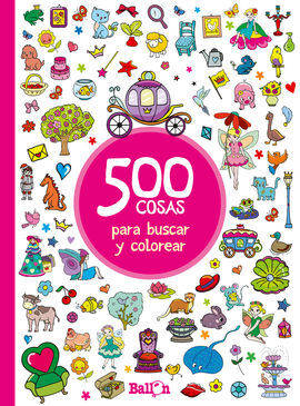 500 COSAS PARA BUSCAR Y COLOREAR (ROJO)
