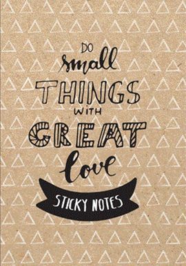 STICKY NOTES PACK DO SMALL THINGS...