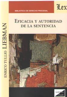 EFICACIA Y AUTORIDAD DE LA SENTENCIA