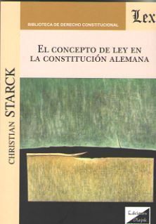 EL CONCEPTO DE LEY EN LA CONSTITUCION ALEMANA