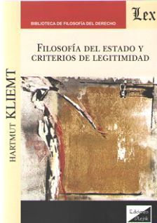 FILOSOFIA DEL ESTADO Y CRITERIOS DE LEGITIMIDAD