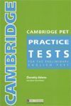 CAMBRIDGE PET PRACTICE TESTS TEACHER'S BOOK