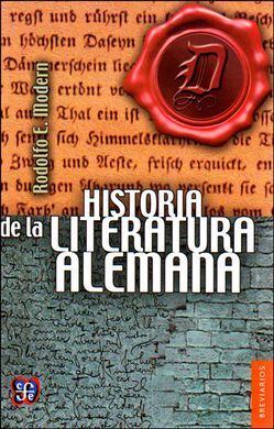 HISTORIA DE LA LITERATURA ALEMANA