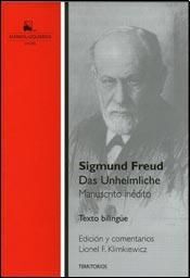 DAS UNHEIMLICHE. MANUSCRITO INEDITO