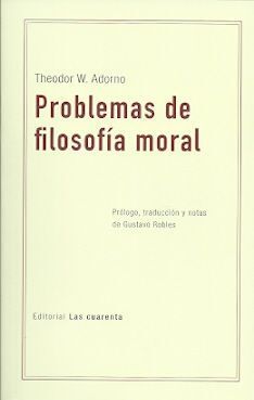 PROBLEMAS DE FILOSOFÍA MORAL