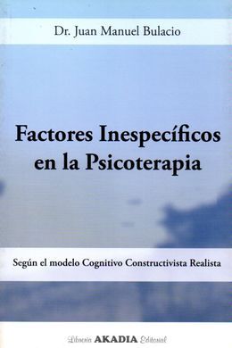 FACTORES INESPECIFICOS EN LA PSICOTERAPIA.