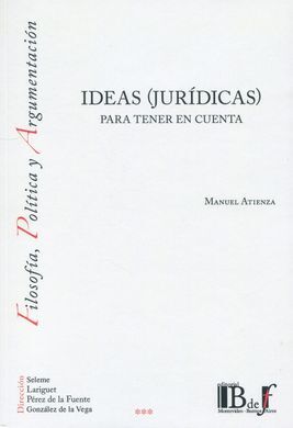 IDEAS (JURÍDICAS) PARA TENER EN CUENTA