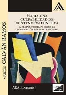 HACIA UNA CULPABILIDAD DE CONTENCION PUNITIVA