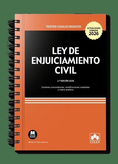 LEY DE ENJUICIAMIENTO CIVIL - ENCUADERNACIÓN CON ESPIRAL