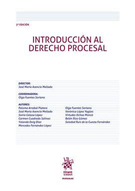 INTRODUCCION AL DERECHO PROCESAL (3ª EDICION)