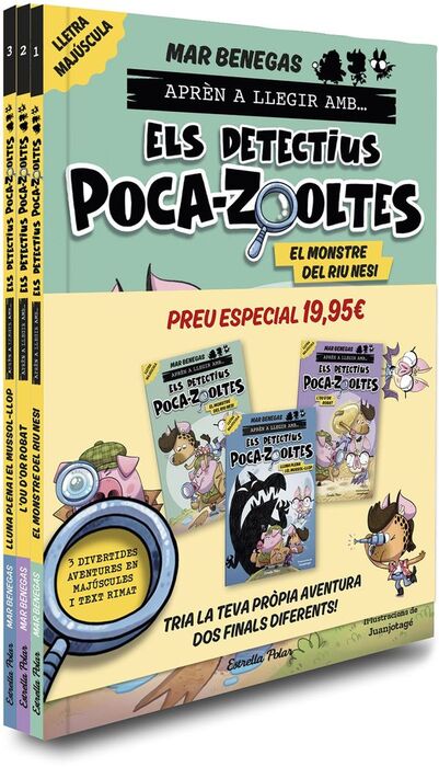 PACK APREN A LLEGIR AMB... ELS DETECTIUS POCA-ZOOL