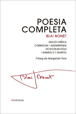 POESIA COMPLETA BLAI BONET