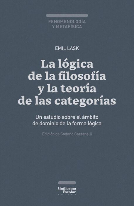 LA LOGICA DE LA FILOSOFIA Y LA TEORIA DE LAS CATEG
