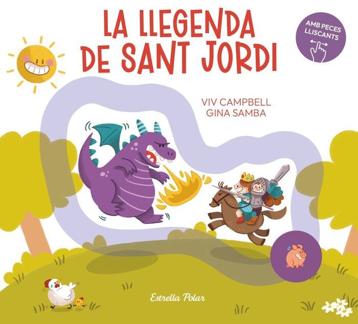 LA LLEGENDA DE SANT JORDI AMB PECES LLISCANTS