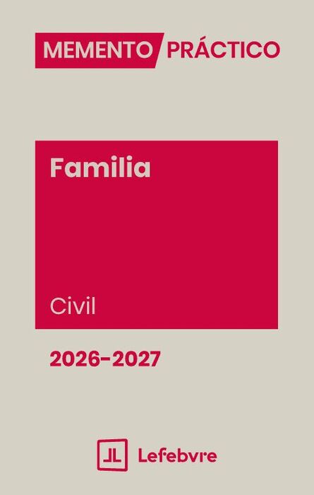 MEMENTO FAMILIA (CIVIL) 2026-2027